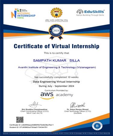 IV Year Cohort 9 Certificate