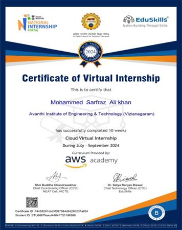 IV Year Cohort 9 Certificate