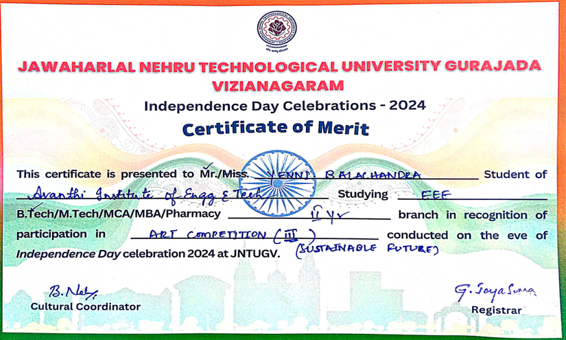 Sustainable Future Certificate of Merit